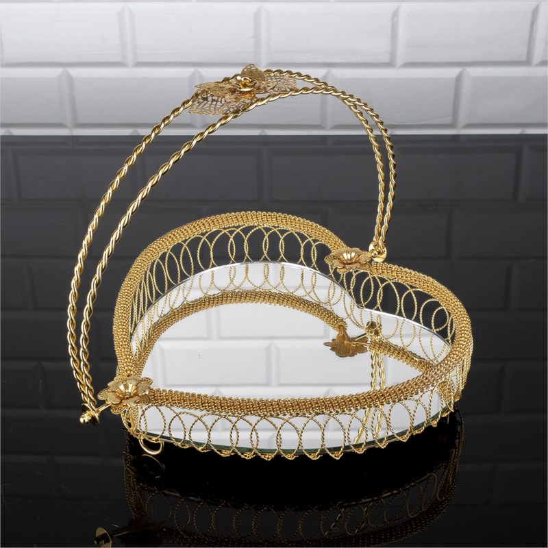 PLATEAU PRESENTATION 28X28X26 CM MODELE OR 
