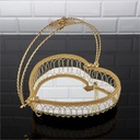 PLATEAU PRESENTATION 28X28X26 CM MODELE OR 