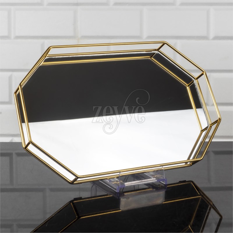 PLATEAU DECO 39x25x5 CM MODELE OR 