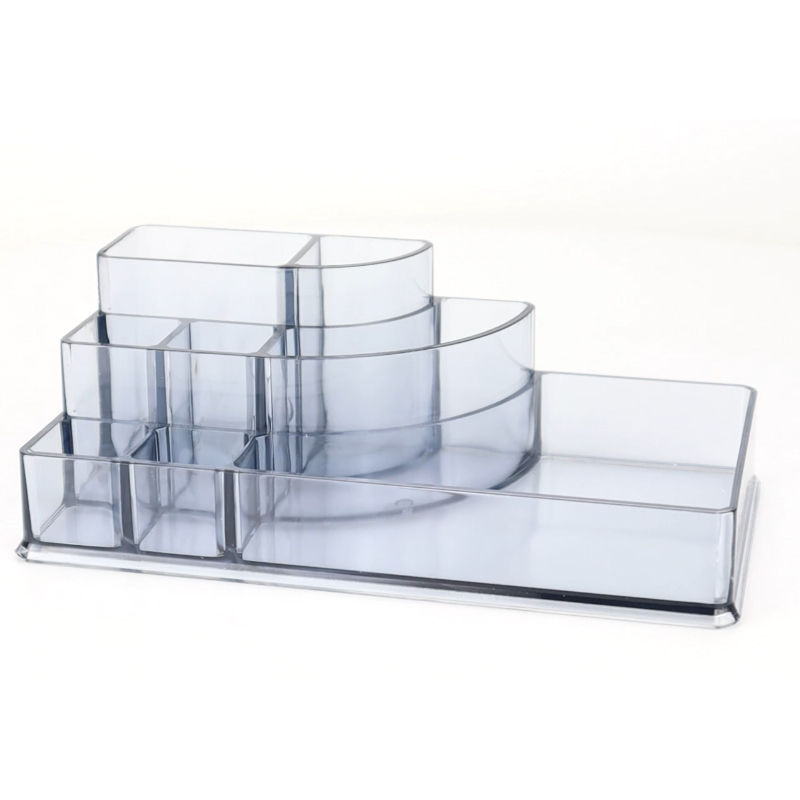 BOITE RANGEMENT MAQUILLAGE 17.5 X 9.5 X 6 CM TRANSPARENT