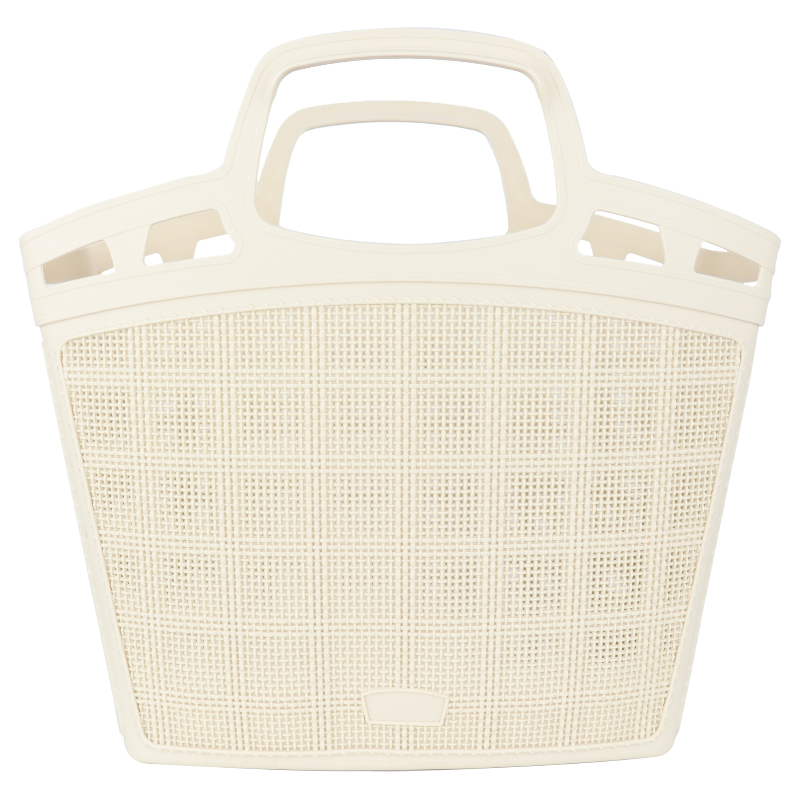 SAC RANGEMENT 46X42X20 CM MIX ROSE/BLANC/ROUGE/CREME