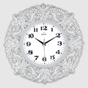 HORLOGE DECORATIVE MURALE 39.5 CM COULEUR CREME