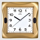 HORLOGE DECORATIVE MURALE 29X29 CM MIX OR/ARGENT