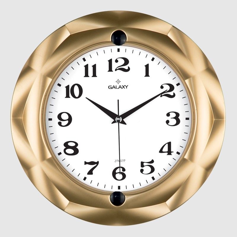 HORLOGE DECORATIVE MURALE 29 CM MIX OR/CUIVRE/ARGENT