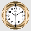 HORLOGE DECORATIVE MURALE 29 CM MIX OR/CUIVRE/ARGENT