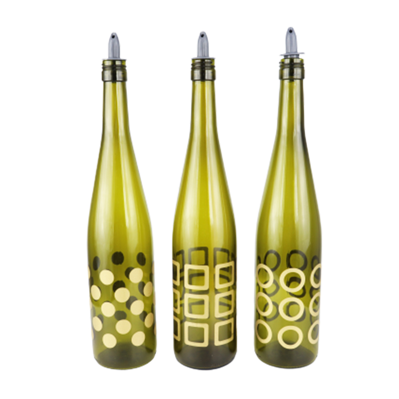 BOUTEILLE HUILE VERRE 750 CC 