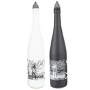 BOUTEILLE HUILE VERRE 750 CC MIX NOIR/BLANC