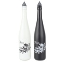 BOUTEILLE HUILE VERRE 750 CC MIX NOIR/BLANC