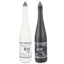 BOUTEILLE HUILE VERRE 750 CC MIX NOIR/BLANC