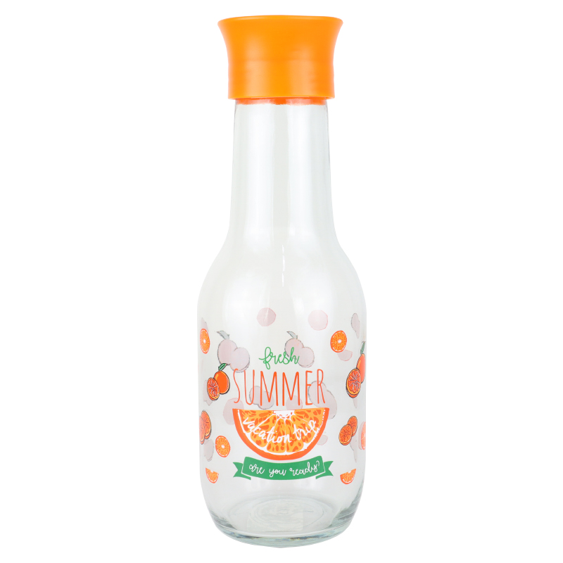 CARAFE 1000 CC MOTIF ORANGE