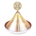 MINI TAJINE DECO POUR EPICES. VERRE 13 X 10 CM