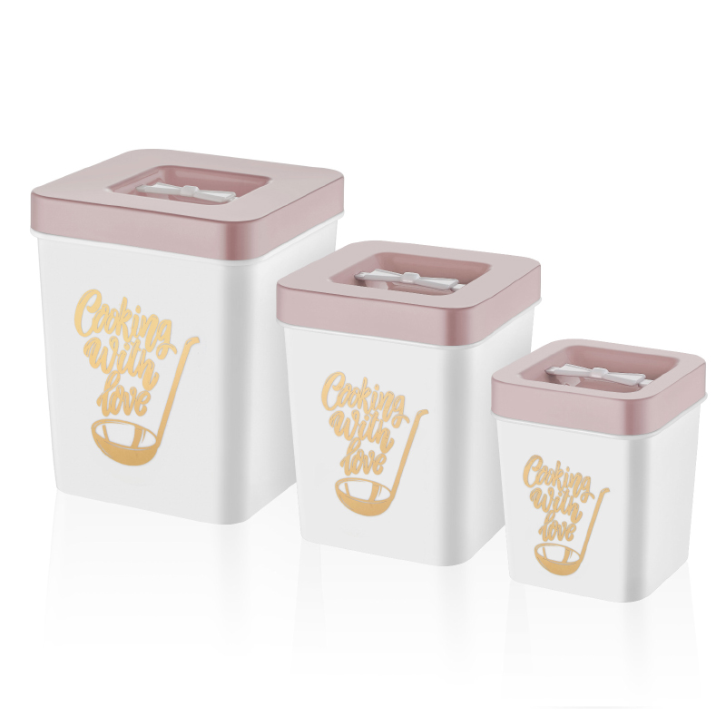 SET 3 BOITES RANGEMENT 1/2.2/3.5 LITRES 