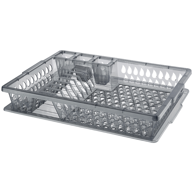 EGOUTTOIR 41X36X6 CM TRANSPARENT FUME