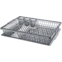 EGOUTTOIR 41X36X6 CM TRANSPARENT FUME