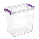 BOITE ALIMENTAIRE 45 LITRES TRANSPARENT