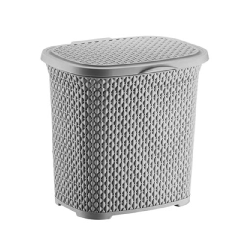 BOITE RANGEMENT 6 LITRES MIX  BEIGE/GRIS/ROSE/BLANC