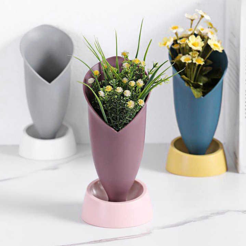 RANGE COUVERT 21X9 CM MIX BLEU/ROSE/GRIS