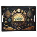 PLATEAU LUXE RAMADAN/EID MUBARAK 38X28 CM MIX DESIGNS