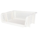 ETAGERE RANGEMENT ENCASTRABLE 39X30X13 CM BLANC