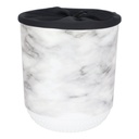 BAC DE RANGEMENT TISSU 5 LITRES DESIGN MARBRE