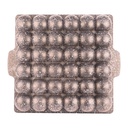 MOULE LUXE GRANIT 32X28X7 CM MIX NOIR/OR/CREME