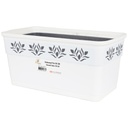 POT DE FLEUR 30 CM MIX GRIS/BLANC
