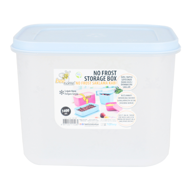 BOITE CONGELATION 1.4 LITRES MIX GRIS/ROSE/BLEU