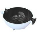 PASSOIRE PRATIQUE 4.5 LITRES MIX GRIS/BLANC
