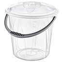 SEAU ALIMENTAIRE 20 LITRES TRANSPARENT
