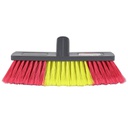 BROSSE MENAGE 25X10X4 CM MIX BLANC/BLEU/GRIS