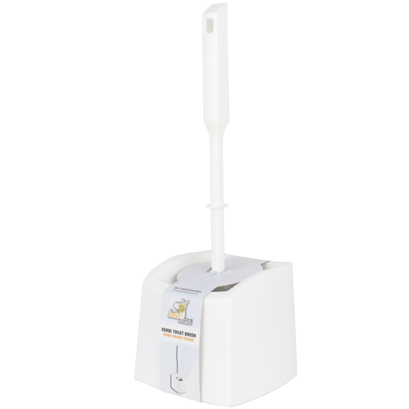 BROSSE WC 10X12X35 CM MIX BEIGE/BLANC/ROSE
