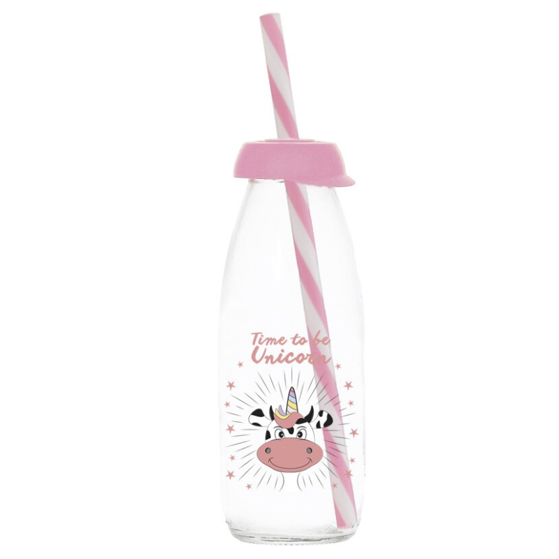BOUTEILLE ENFANT AVEC PAILLE 250 CC