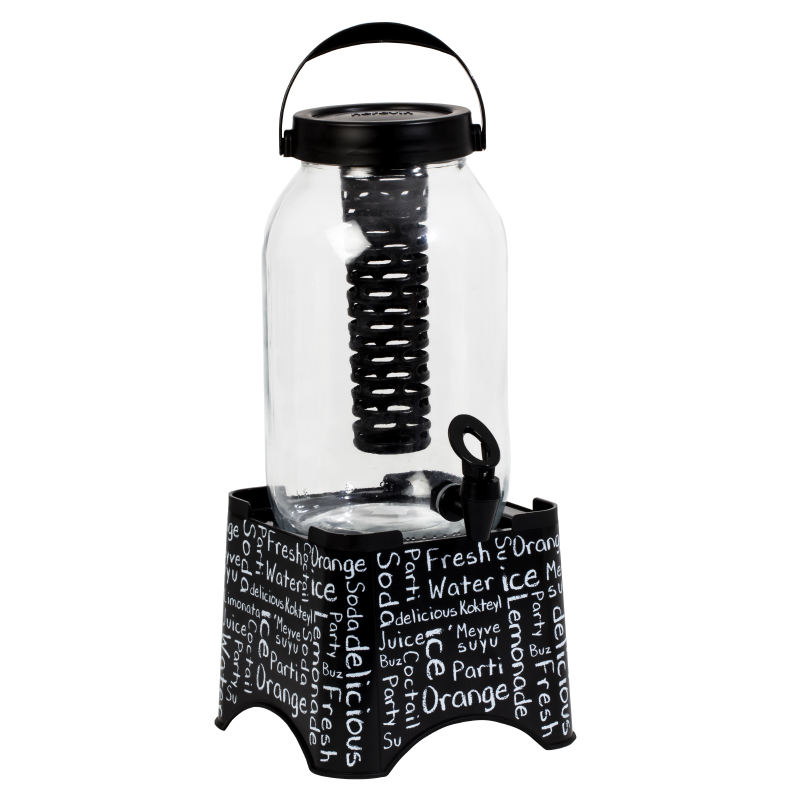 DISPENSEUR BOISSON + INFUSEUR 3 LITRES AVEC SUPPORT