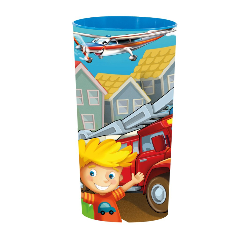 GOBELET ENFANT PLASTIQUE 470 CC MIX 3 DESIGNS
