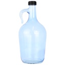 BOUTEILLE GALON 1500 CC VERRE MIX BLEU/NOIR/CUIVRE