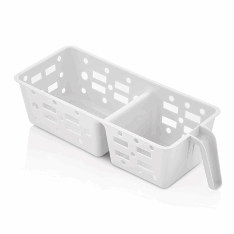 RANGEMENT REFREGIRATEUR 12X30X8 CM BLANC