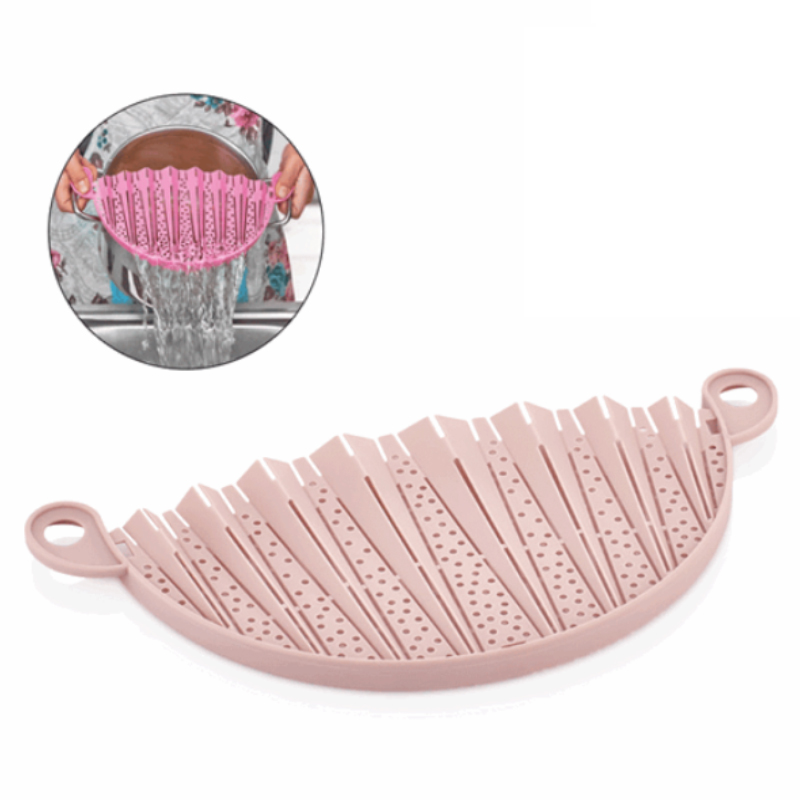PASSOIRE POUR CASSEROLE 30X25X10 CM MIX BLANC/ROUGE/GRIS/ROSE