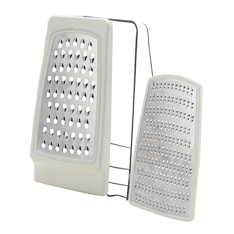 RAPE FROMAGE AVEC COMPARTIMENT 21X10X9 CM MIX BLANC/GRIS/ROUGE