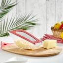 RAPE FROMAGE AVEC COMPARTIMENT 16X9X6 CM MIX BLANC/GRIS/ROUGE