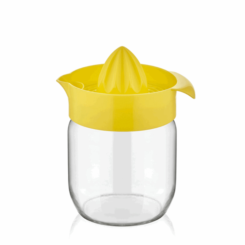 PRESSE AGRUME VERRE 425 CC MIX JAUNE/ORANGE