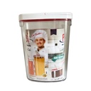 BOITE RANGEMENT TRANSPARENT PLASTIQUE 1.10  LITRES