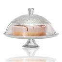 SUPPORT GATEAU AVEC COUVERCLE VERRE 32 CM 