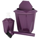 SET SALLE DE BAIN 3 PIECES MIX ROUGE/BLEU/ROSE/BLANC/GRIS