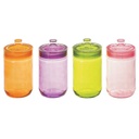 BOCAL EN VERRE 660 CC MIX ORANGE/ROSE/VERT/VIOLET