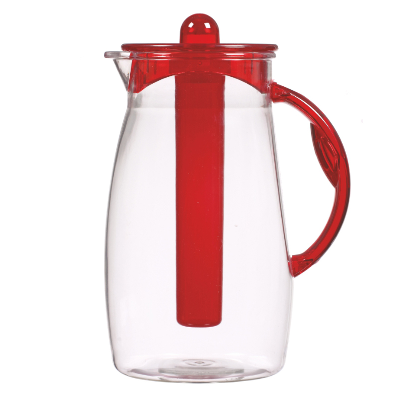 CARAFE 2.5 LITRES PLASTIQUR CRYSTAL AVEC INFUSEUR MIX ROUGE/VIOLET