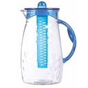 CARAFE 2.5 LITRES PLASTIQUR CRYSTAL AVEC INFUSEUR COULEUR BLEU