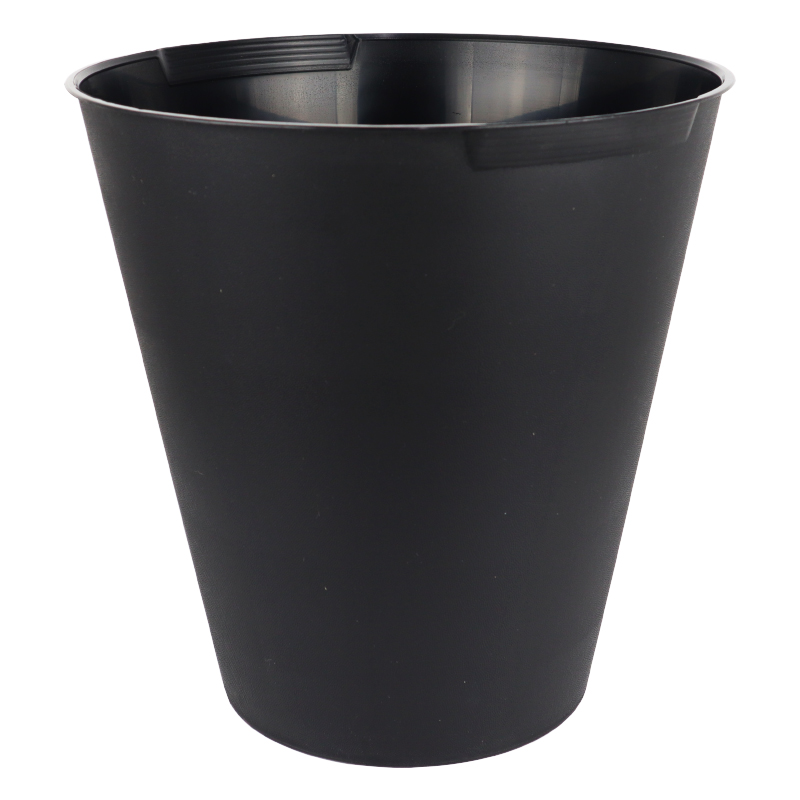 POUBELLE 10 LITRES MIX MARBRE/NOIR/ARGENT