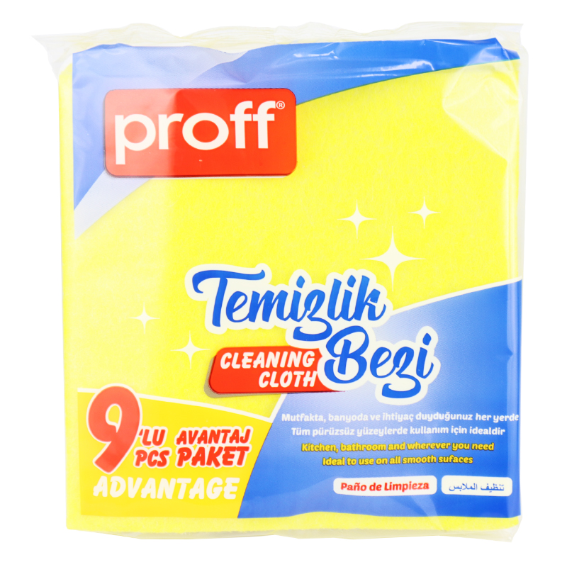 SET 9 CHIFFONS 34X34 CM 