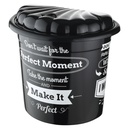 BOITE A DETERGENT 6.5 LITRES MIX BLANC/NOIR/BEIGE