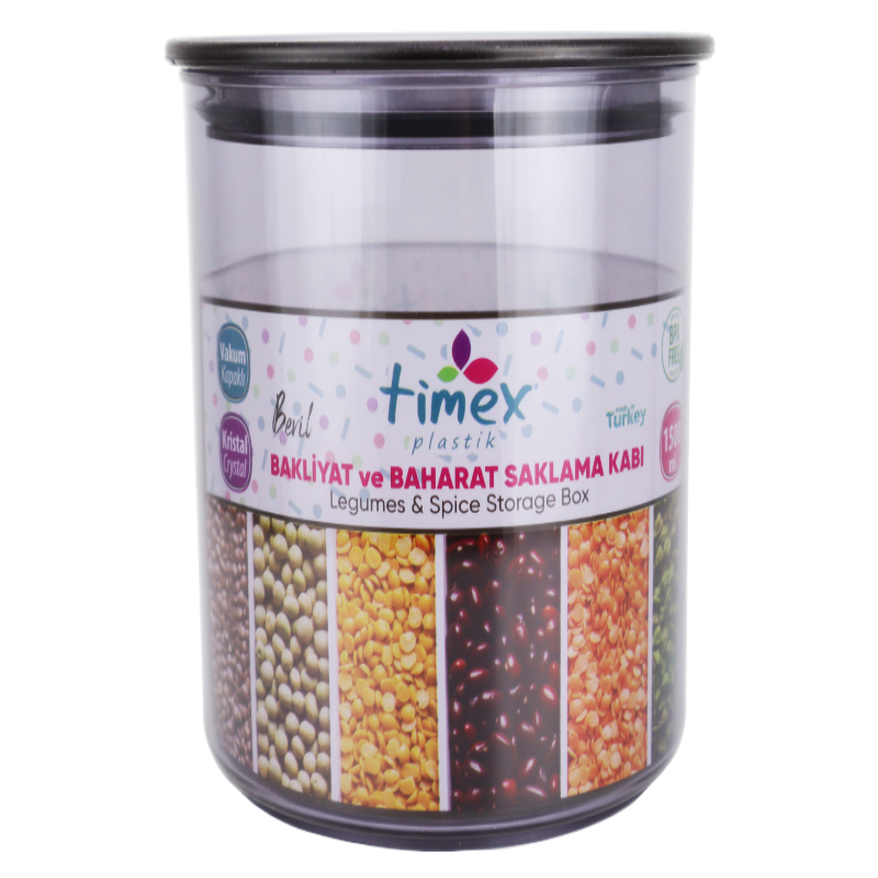 BOITE CONSERVATION PLASTIQUE 2500 ML MODELE MAT